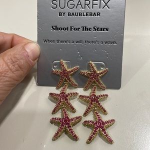 NWT Sugarfix earrings by Baublebar